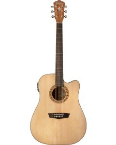 Washburn WD7SCE Harvest Series Dreadnought Cutaway Acoustic-Electric Guitar