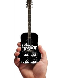 AXE HEAVEN Licensed Fab Four, A Hard Day's Night Tribute Miniature Guitar Display Gift