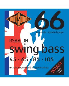 Rotosound RS66LDN Swing Bass 66 Nickel Roundwound Long Scale Bass Strings 45-105