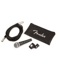 Fender P-52S Dynamic Vocal Microphone Kit with Bag, Cable & Clip
