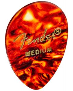 Fender 358 Shape Celluloid Guitar Picks - SHELL, MEDIUM - 72-Pack (1/2 Gross)