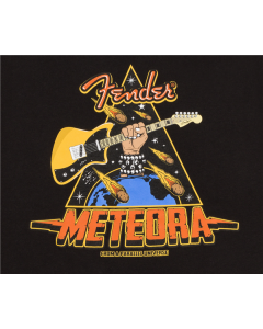 Genuine Fender Meteora Guitar Men's T-Shirt Gift, Black, XXL (2XL)