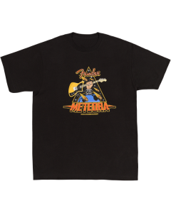 Genuine Fender Meteora Guitar Men's T-Shirt Gift, Black, XXL (2XL)