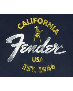 Fender Guitars Baja Blue T-Shirt, Blue, XXL (2XL) 919-0117-806