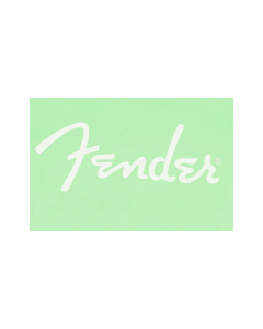 Genuine Fender Guitars Spaghetti Logo T-Shirt, Surf Green, L, Large