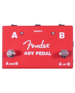 Fender Guitar Amplifier Amp Switcher Footswitch ABY Stomp Box Pedal, Red