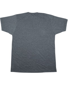 Genuine Gretsch 45 RPM Logo Men's T-Shirt, Heather Charcoal Gray, S (SMALL)