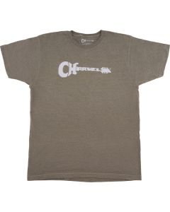 Charvel Guitar Logo T-Shirt, Heather Green, XL (EXTRA LARGE) 992-2475-706