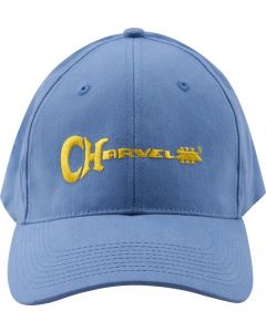 Charvel Guitars 3D Logo Hat, Blue and Yellow, One-Size Fits All 992-3324-001