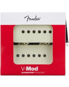 Genuine Fender V-MOD Pickup Set for Jazzmaster Guitar - Aged White, 099-2270-000