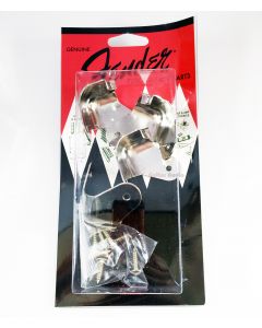 Genuine Fender Universal 2-Screw Amplifier Amp Metal Corners - Set of 4