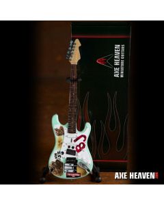 AXE HEAVEN Billie Joe Armstrong Signature BJ Blue Miniature Guitar Display Gift