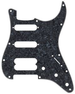 Genuine Fender American Standard Strat Pickguard 11-Hole 1HB/2SC Black Pearl