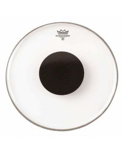 Remo 24" Clear Controlled Sound Bass Drum Head Black Dot