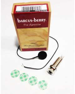 Barcus-Berry DISQIS Soundboard Acoustic Guitar Pickup w/ Internal Mount Jack