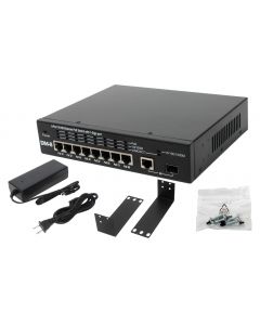 Elite Core DM-8 POE Ethernet 8 Channel Distributor for PM-16 Personal Monitor
