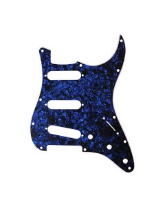 D'Andrea Pro Stratocaster/Strat 11-Hole Guitar Pickguard- Blue Pearl, DPP-ST-BLP