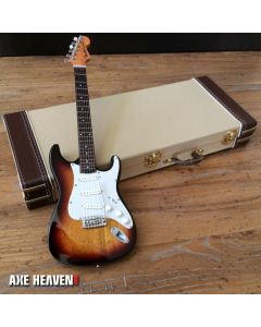 AXE HEAVEN Fender 60th Anniversary Miniature Strat Guitar Case, DISPLAY GIFT