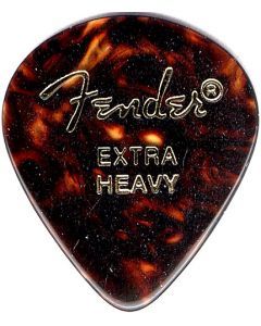 Fender 551 Classic Celluloid Guitar Picks - SHELL - EXTRA HEAVY - 12-Pack (1 Dozen)