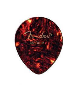 Fender 347 Classic Celluloid Guitar Picks - SHELL - MEDIUM - 12-Pack (1 Dozen)	
