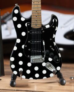 AXE HEAVEN Fender Buddy Guy Polka-Dot Strat MINIATURE Guitar Display Gift