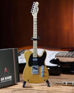 AXE HEAVEN Official Butterscotch Blonde Fender Telecaster Miniature Guitar Gift
