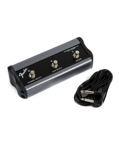 Genuine Fender 3-Button Footswitch - Channel/Gain/Reverb with 1/4-Inch Jack - 099-4064-000
