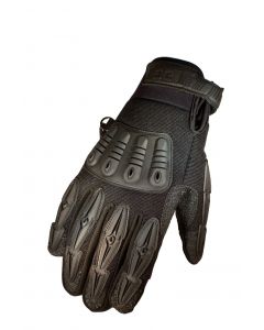 Gig Gear ONYX Gig Gloves, All Black, Touchscreen Work/Stage Gloves, XS