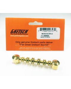 Genuine Gretsch Space Control Roller Adjustable Guitar Bridge Top - GOLD