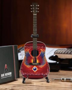 AXE HEAVEN  Journey Greatest Hits Album Tribute Acoustic Miniature Guitar Display Gift