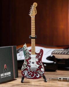 AXE HEAVEN Official Jimi Hendrix Fender Strat Saville Miniature Guitar Display Gift