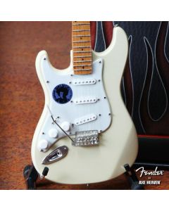 AXE HEAVEN Jimi Hendrix Woodstock Fender Cream Reverse Headstock Miniature Guitar