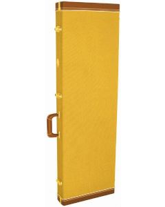 MBT Universal Hardshell Wood Electric Guitar Case - Tweed Yellow Covering