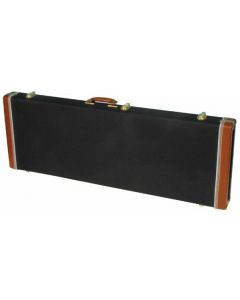 MBT Universal Hardshell Electric Guitar Case - Black/Brown Nylon Covered