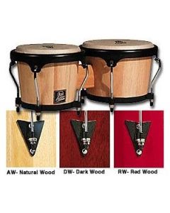 LP Latin Percussion Aspire Wood Bongos - Dark Wood
