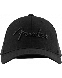 Genuine Fender Snap Back Pick Holder Hat, Black, One Size