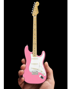 AXE HEAVEN Officially Licensed Pink Fender Stratocaster Miniature Guitar Gift