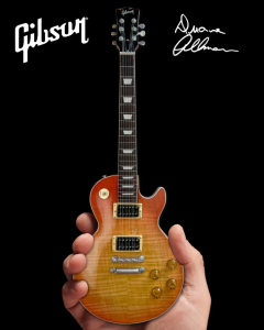 AXE HEAVEN Duane Allman 1959 Gibson Les Paul Cherry Sunburst Mini Guitar Gift