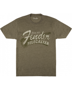 Fender Since 1951 Telecaster T-Shirt, Military Heather Green, S, Small