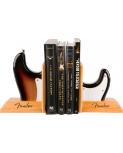 Genuine Fender Strat/Stratocaster Body Bookends Gift, Sunburst