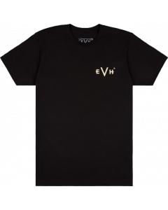 EVH Eddie Van Halen Guitar 5150 Iconic T-Shirt, Black, M (Medium)