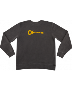 Charvel Guitars Logo Sweatshirt, Gray/Yellow, X-Large (XL)
