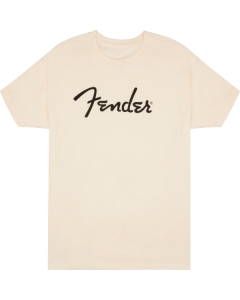 Fender Spaghetti Logo Guitar T-Shirt, Olympic White, M, MEDIUM