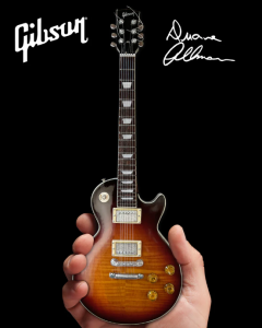 AXE HEAVEN Duane Allman Gibson Les Paul Tobacco Burst "DUANE" Mini Guitar Gift