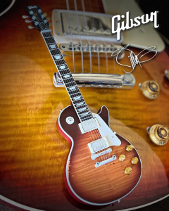AXE HEAVEN Billy F Gibbons Aged Gibson Les Paul Pearly Gates Mini Guitar Gift