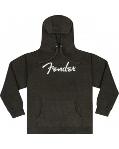 Fender Guitars Spaghetti Logo Hoodie/Sweatshirt, Gray Heather, XXL, XX LARGE
