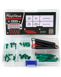 Genuine Floyd Rose Hardware Upgrade Kit - Stainless Steel, Green