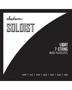 Jackson Soloist 7-String Electric Guitar Strings, LIGHT .009-.052
