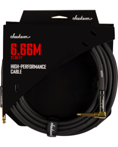  Jackson High Performance Guitar/Instrument Cable, Right-Angle, 21.85' ft