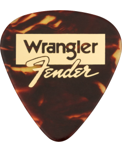 Fender x Wrangler Guitar Picks, 351 Shape, Tortoise Shell, Medium (8 Picks)